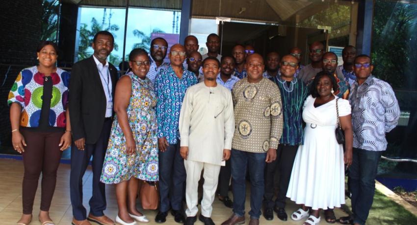 A group picture of participants at the retreat